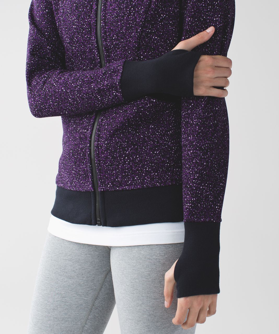 Lululemon Scuba Hoodie III Flashback Static Powdered Rose Tender Violet  Black Purple