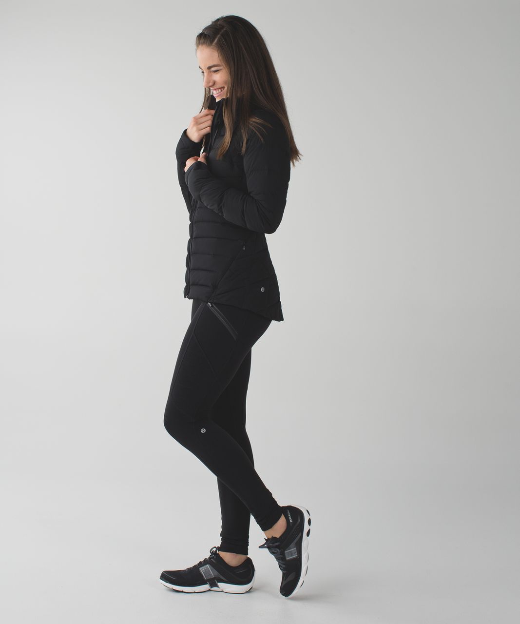 Lululemon Toasty Tech Tight II - Black / Shadow Wrap Multi