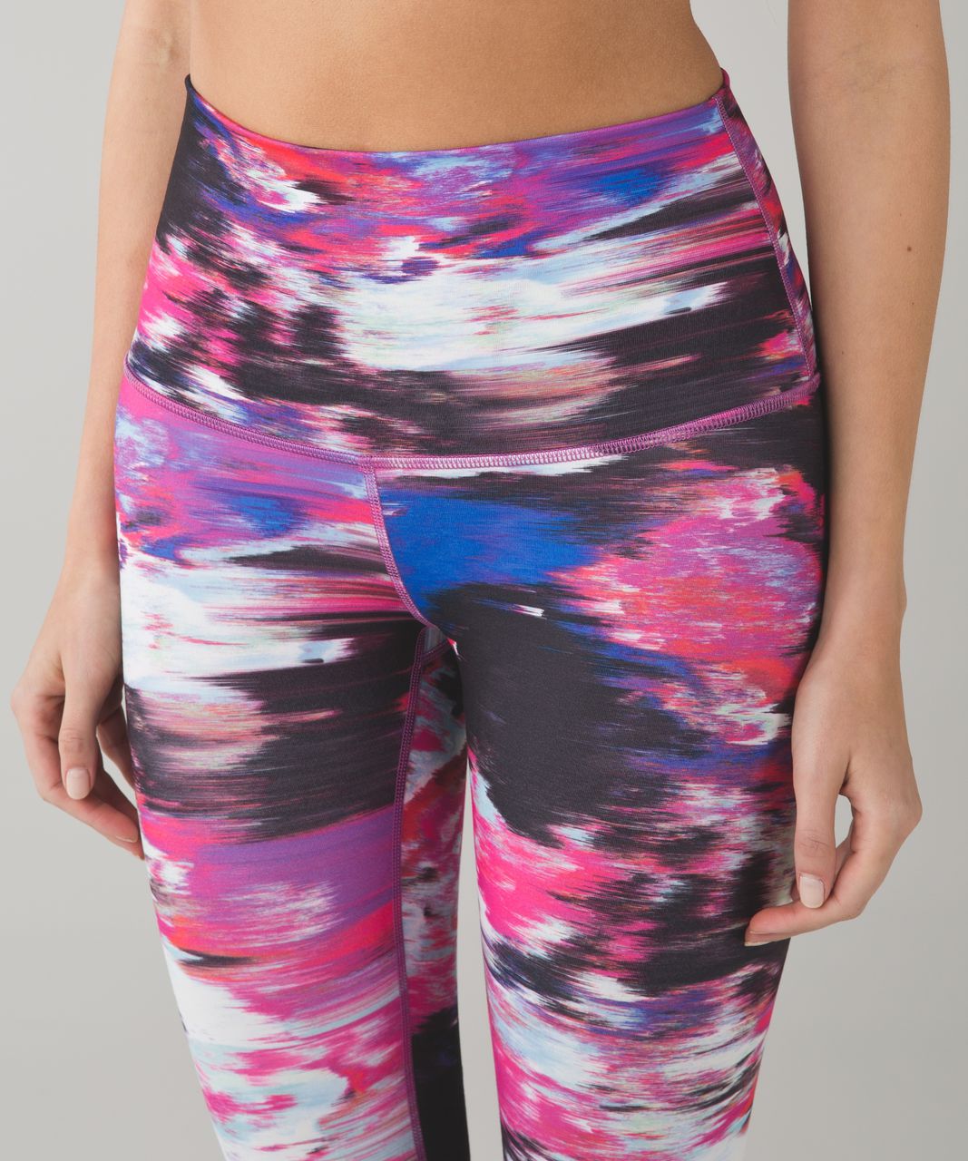 Lululemon Wunder Under Crop (Hi-Rise) *Full-On Luon - Pigment Wind White Multi