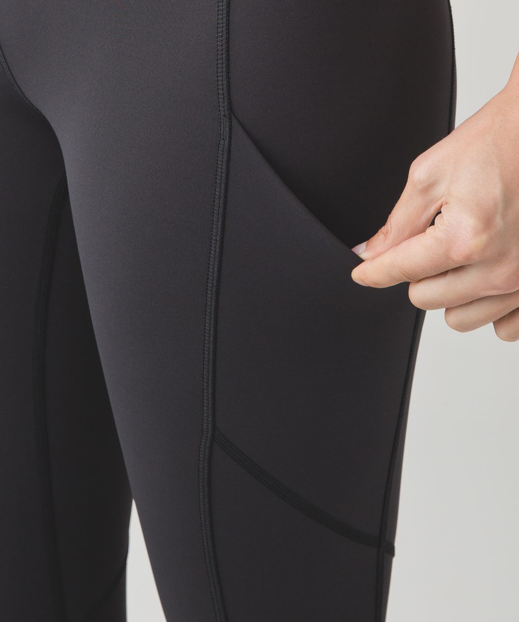 LULULEMON, SPEED TIGHT IV Mesh, Ruched Ankle, Dual Hip Pockets, Blk Size 4  $20.50 - PicClick
