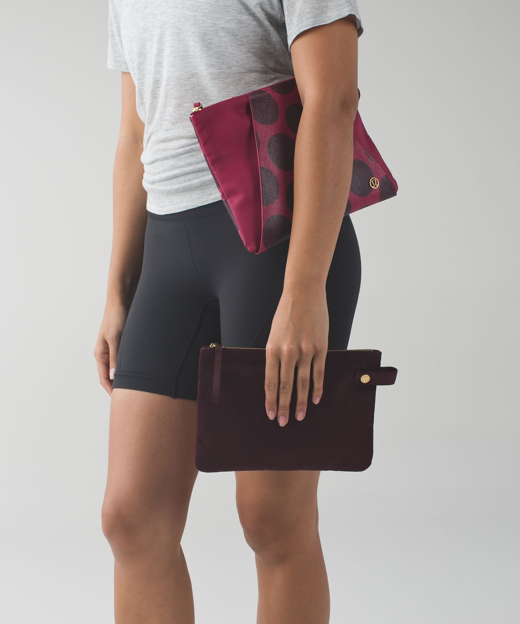 Lululemon In The Present Pouch - Dottie Berry Rumble Bordeaux Drama / Bordeaux Drama