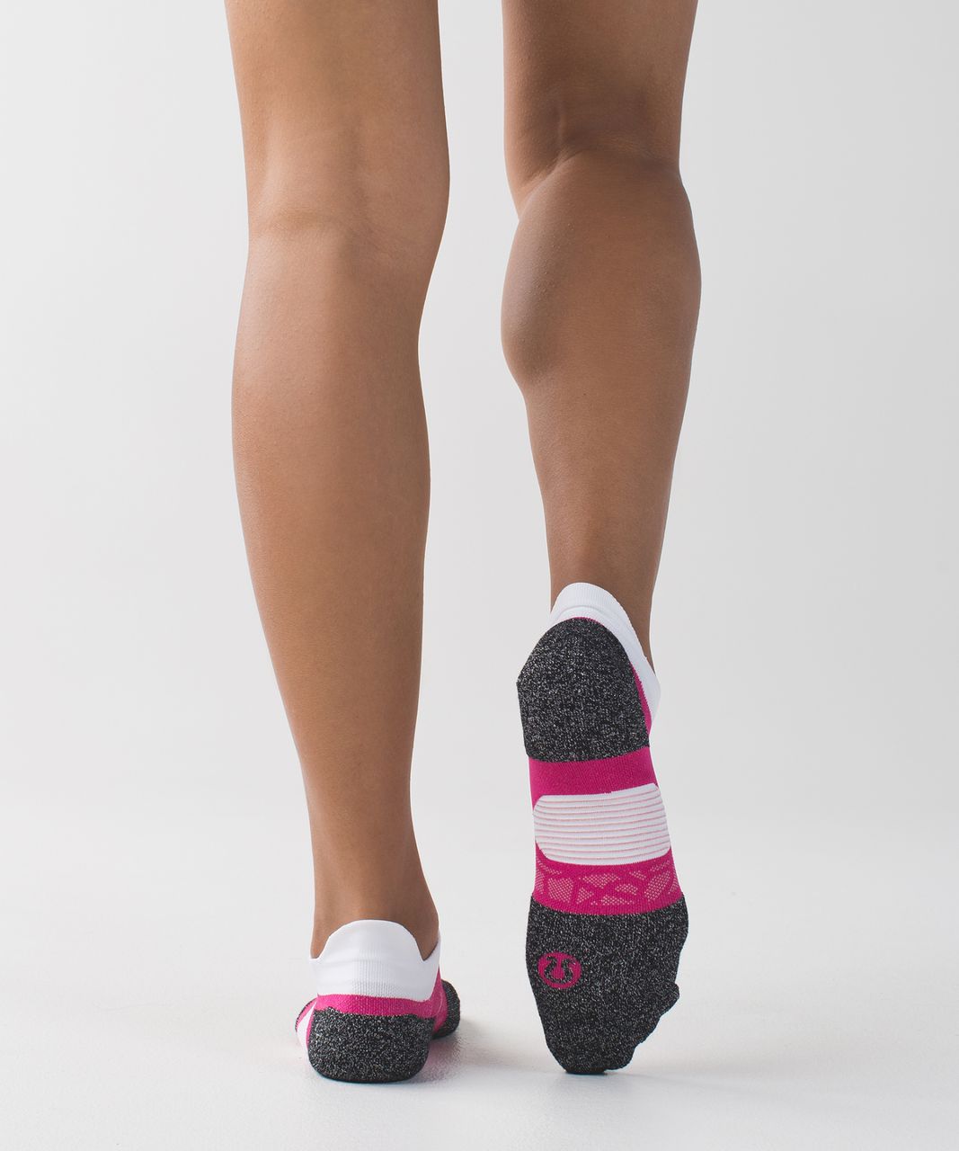 Lululemon Speed Sock *Silver - Jewelled Magenta / Bleached Coral / Black Grape