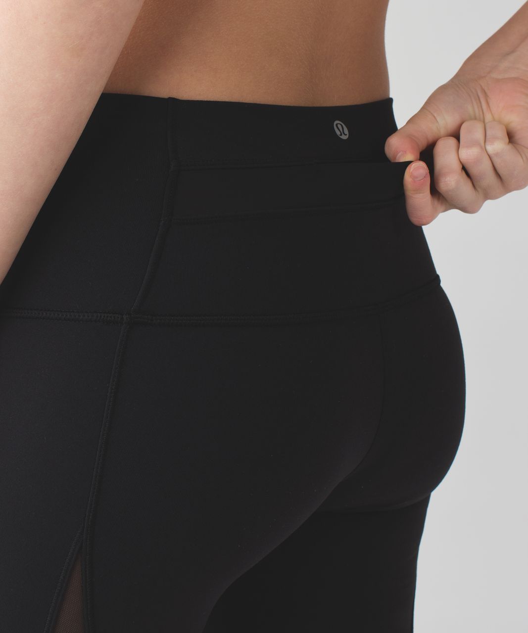 Lululemon Wunder Under Pant (Hi-Rise) *Full-On Luon - Shine On - Black -  lulu fanatics