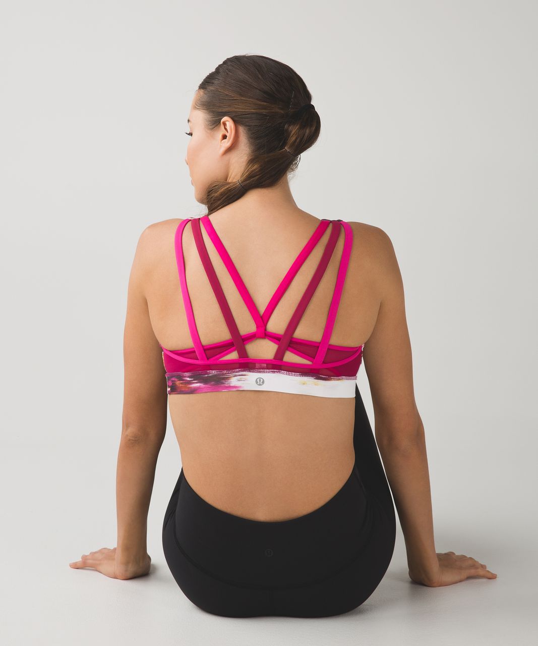 Lululemon Energy Bra *Exhale - Pigment Wind Berry Rumble Multi / Berry Rumble / Jewelled Magenta