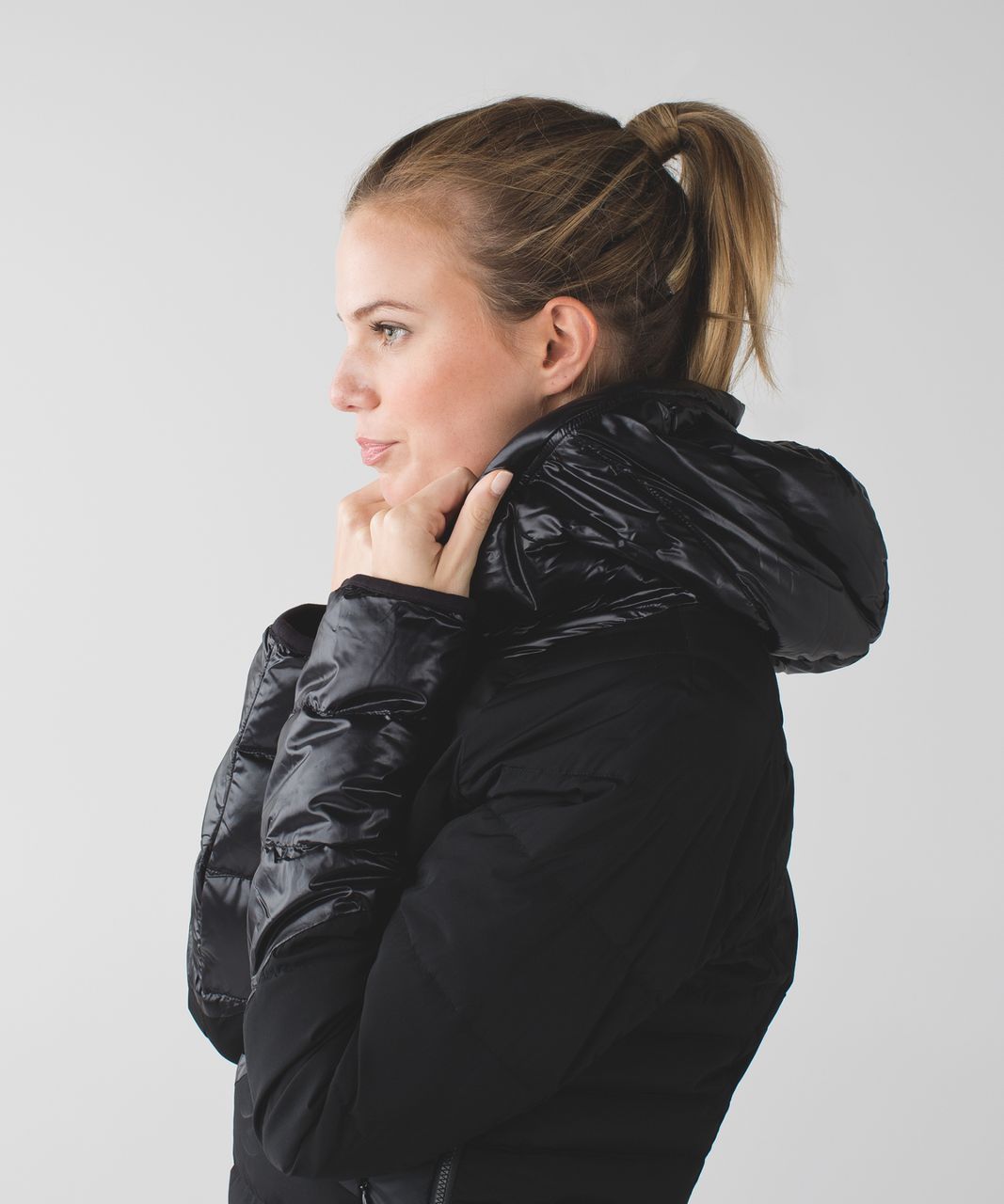 Lululemon Down For It All Pullover - Black - lulu fanatics