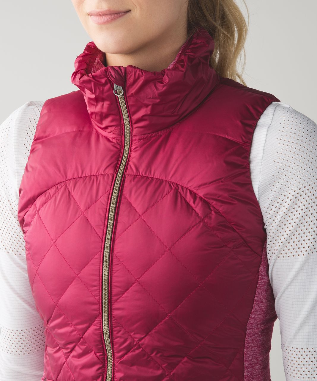 Lululemon Down For A Run Vest - Berry Rumble