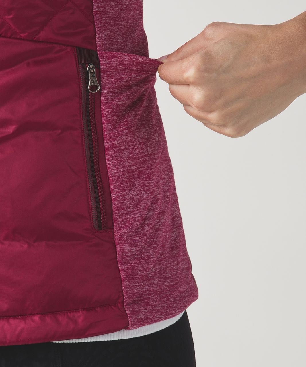 Lululemon Down For A Run Vest - Berry Rumble