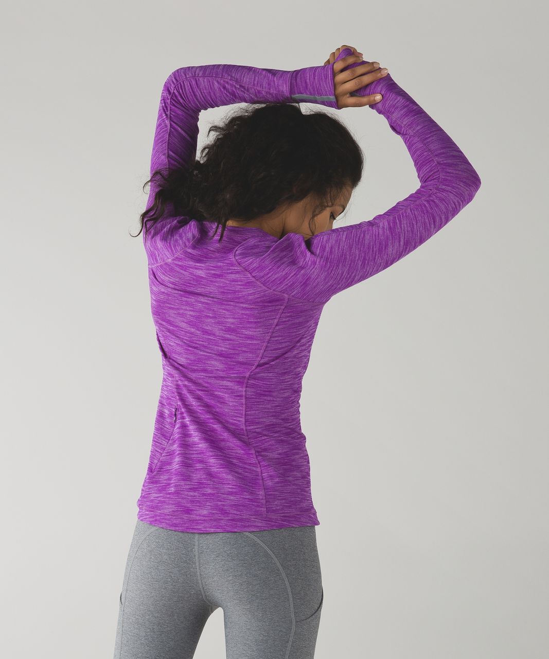 Lululemon Runderful Long Sleeve - Heathered Tender Violet - lulu fanatics