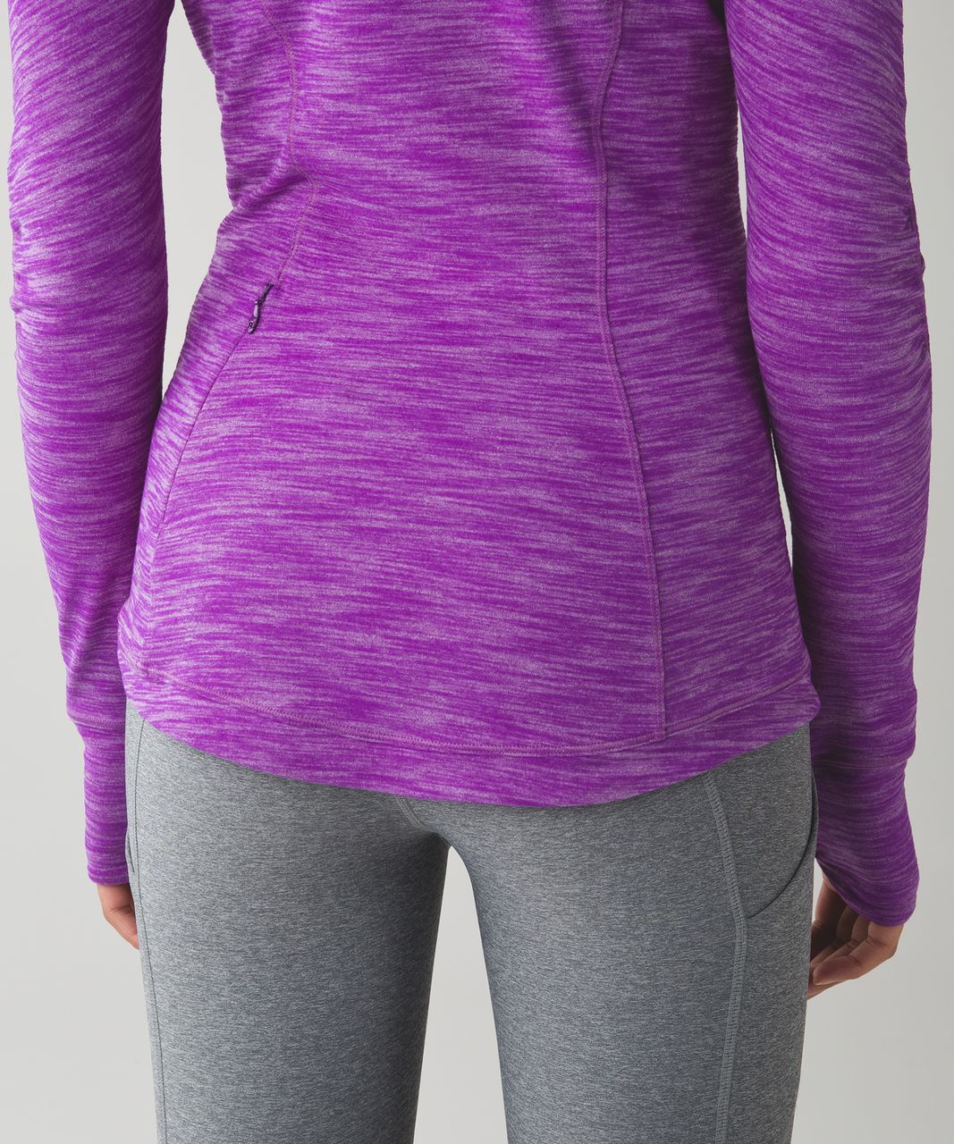 Lululemon Runderful Long Sleeve - Heathered Tender Violet