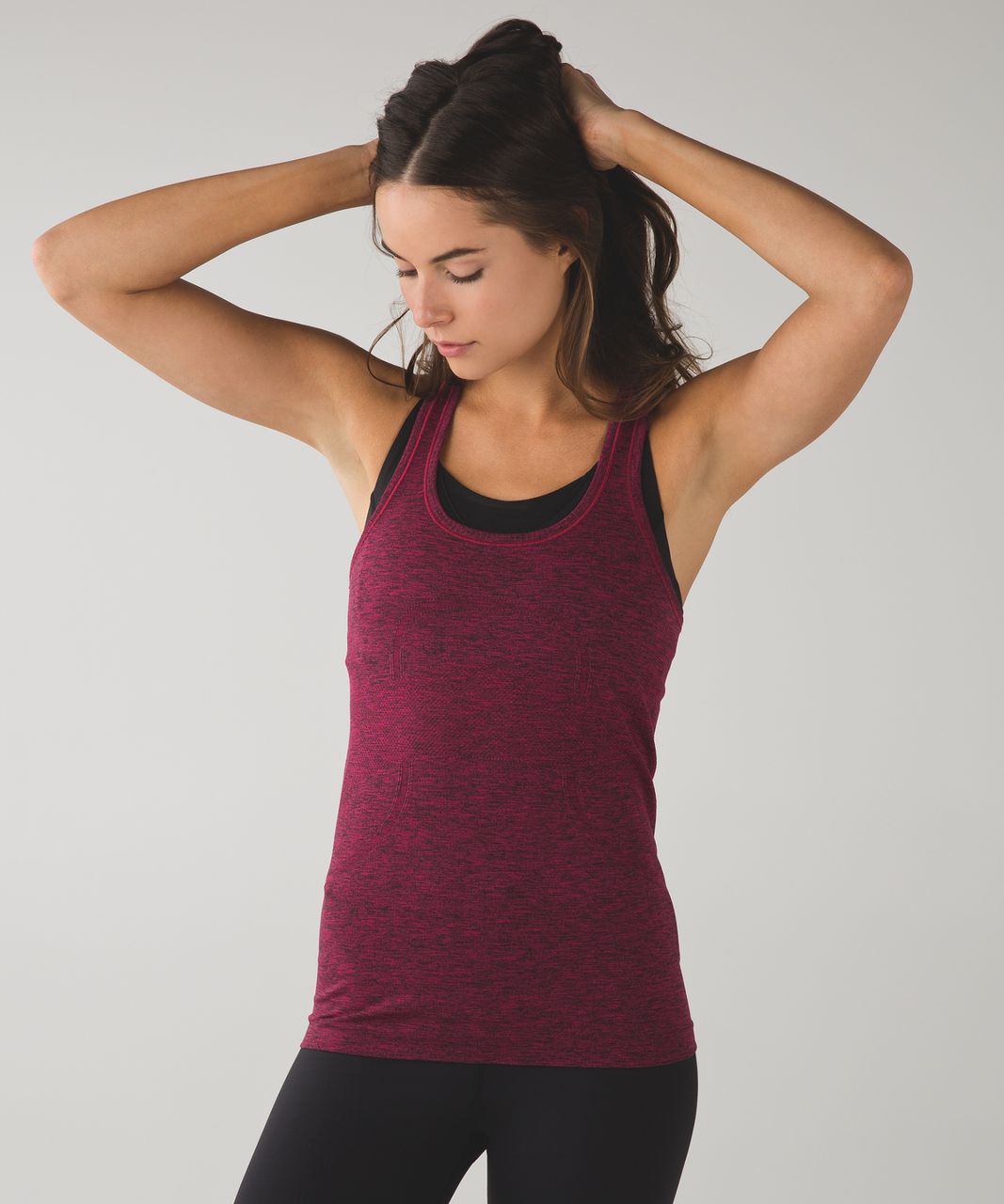 Lululemon Swiftly Tech Racerback - Heathered Berry Rumble