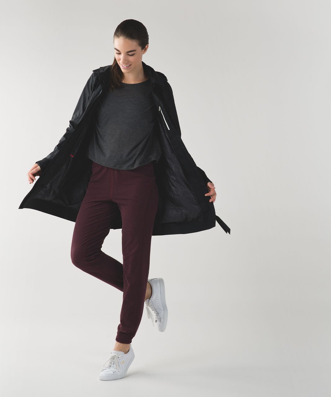 Lululemon Kick It Sweatpant - Heathered Bordeaux Drama