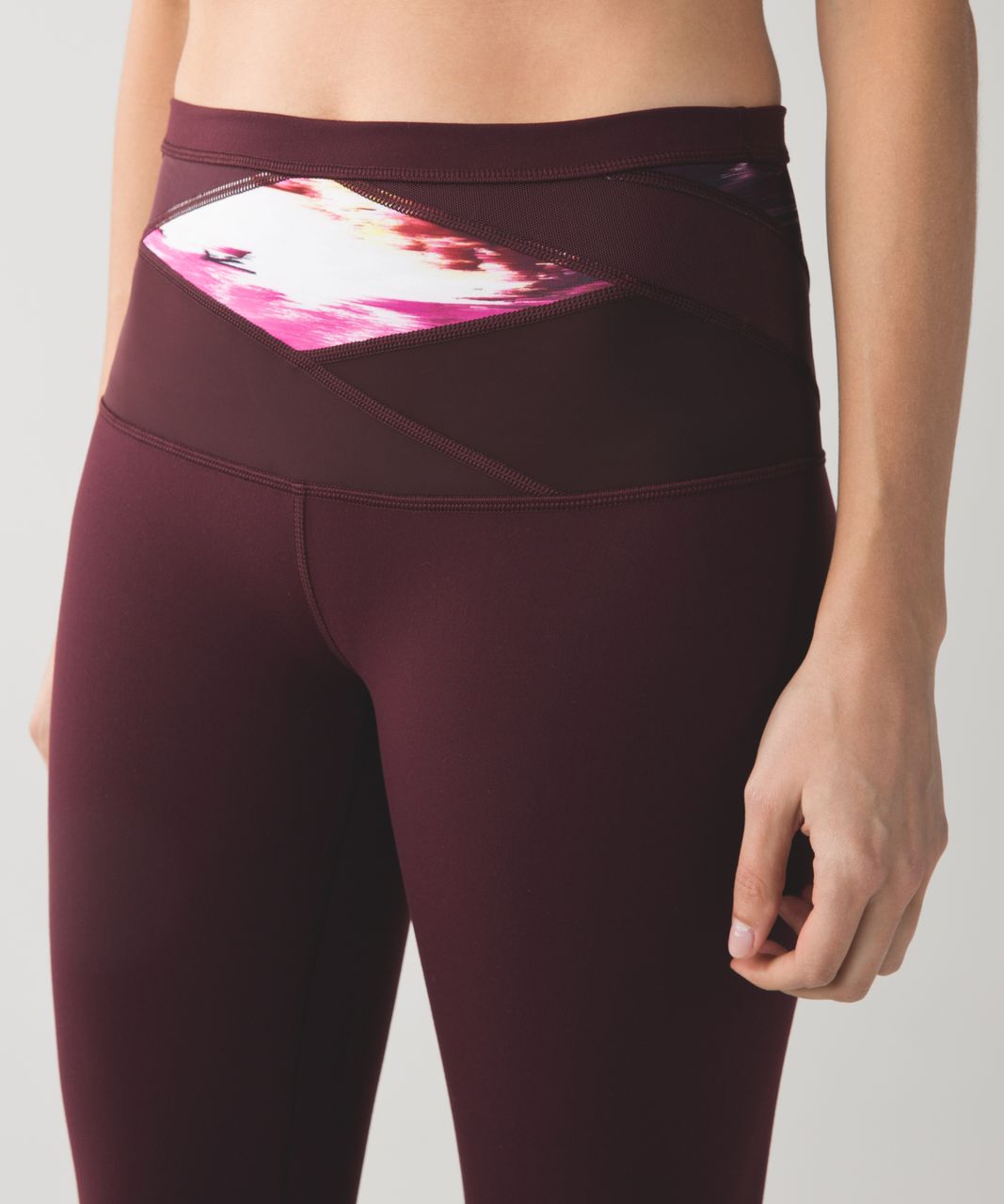 Lululemon Wunder Under Pant High Rise Bordeaux Pigment Wind Berry Rumb -  beyond exchange