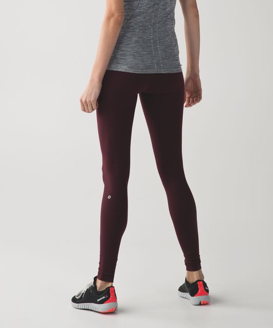 Lululemon Wunder Under Pant *Full-On Luon (Roll Down) - Heat Wave