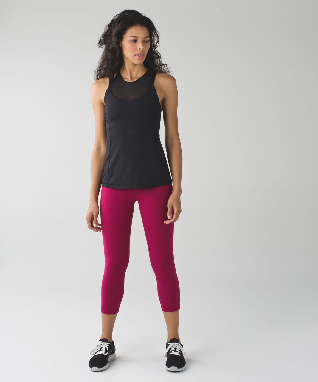 Lululemon Wunder Under Crop (Hi-Rise) *Full-On Luon - Berry Rumble / Pigment Wind Berry Rumble Multi