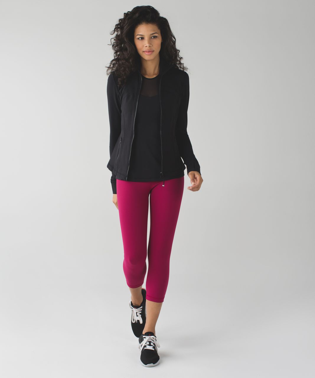 Lululemon Wunder Under Crop (Hi-Rise) *Full-On Luon - Berry Rumble / Pigment Wind Berry Rumble Multi