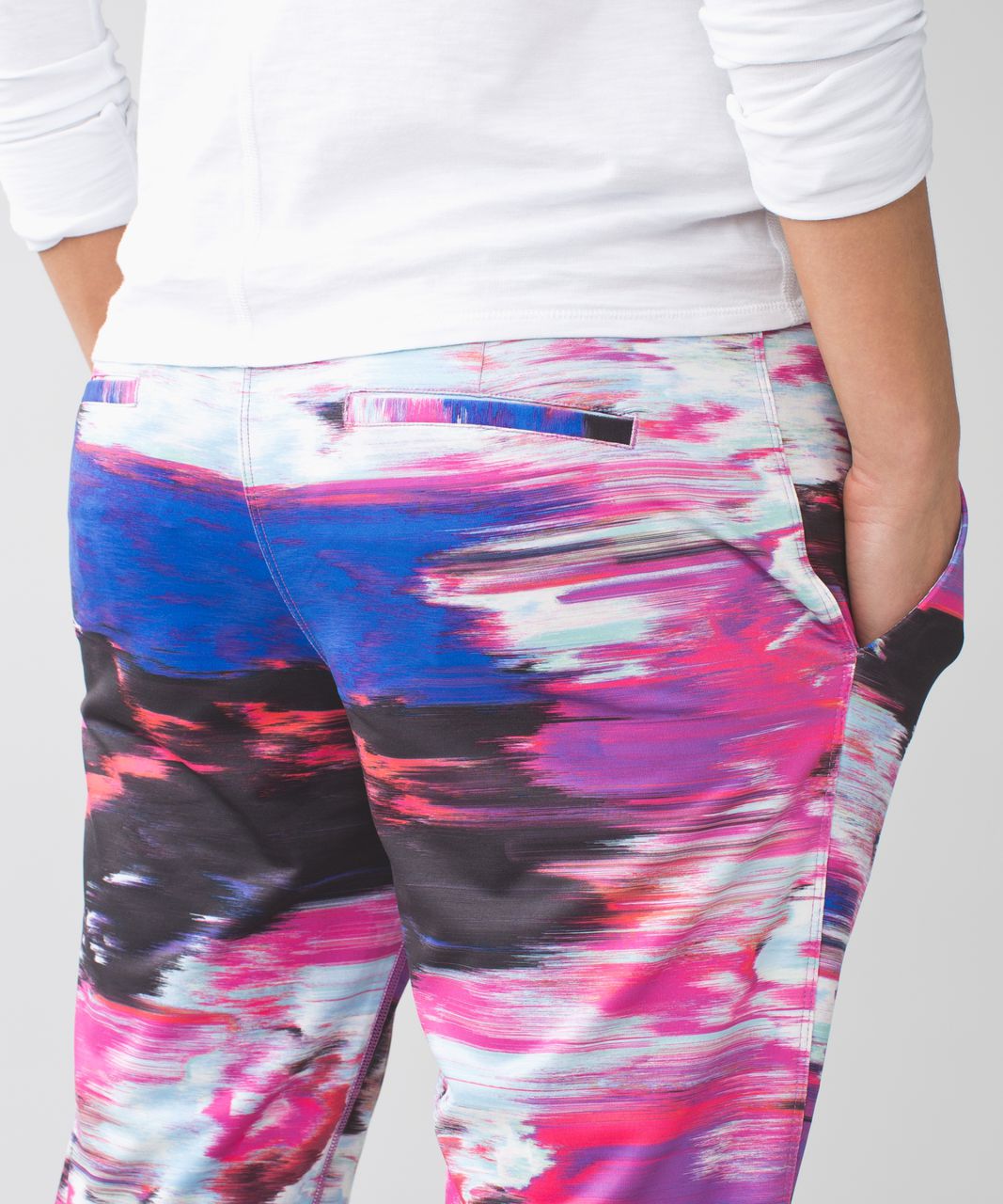 Lululemon Jet Crop (Slim) *Luxtreme - Pigment Wind White Multi - lulu  fanatics