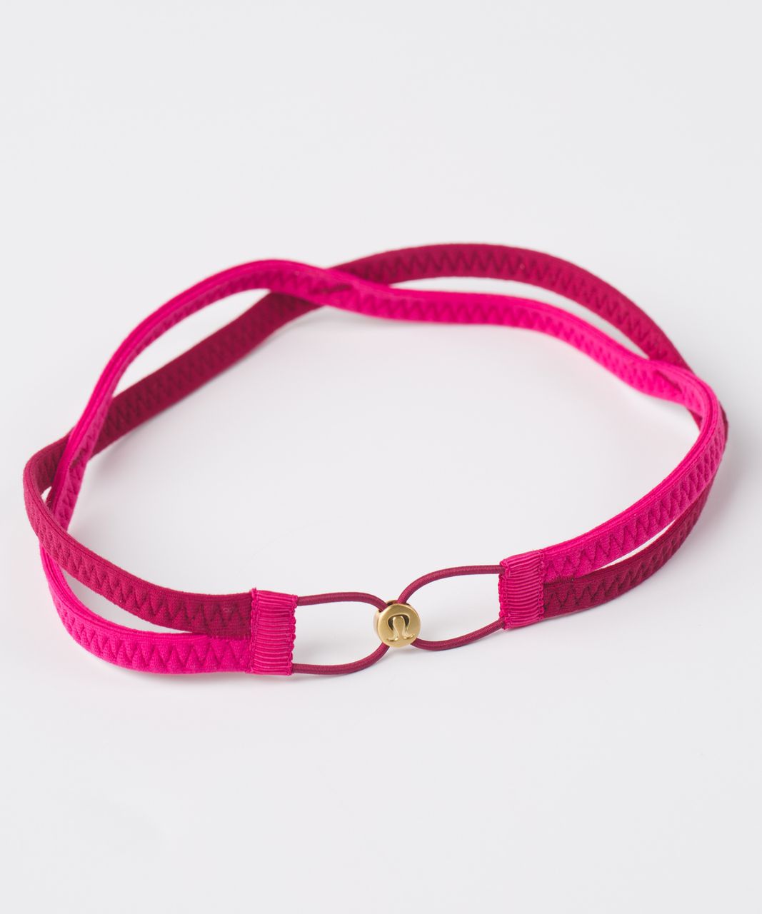 Lululemon Criss Cross Headband - Jewelled Magenta / Berry Rumble