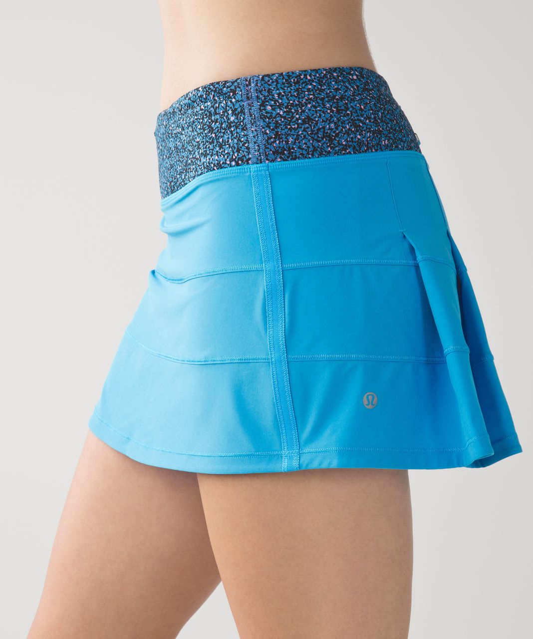 Lululemon Pace Rival Skirt II (Regular) *4-way Stretch - Kayak Blue / Flashback Static Powder Pink Kayak Blue