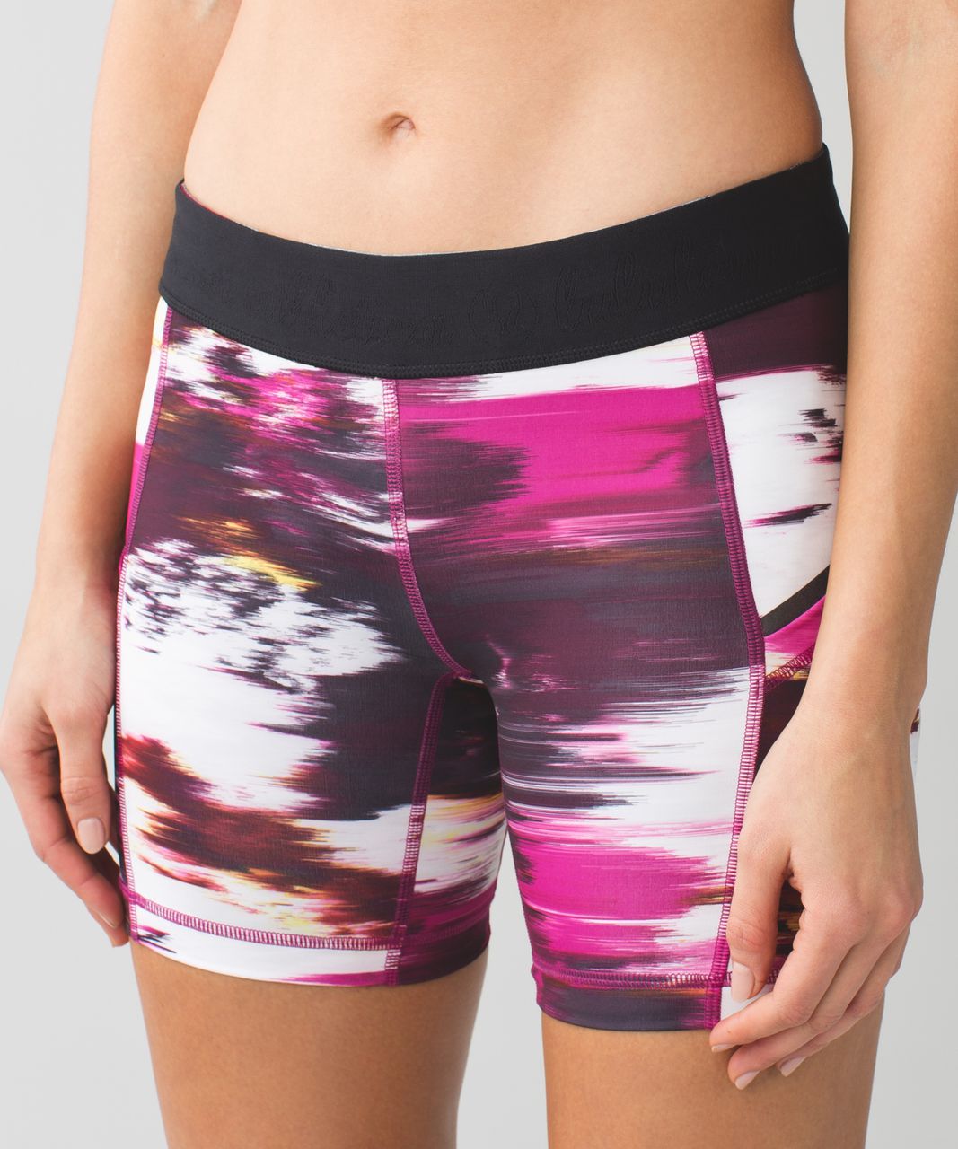 Lululemon What The Sport Short II - Pigment Wind Berry Rumble Multi