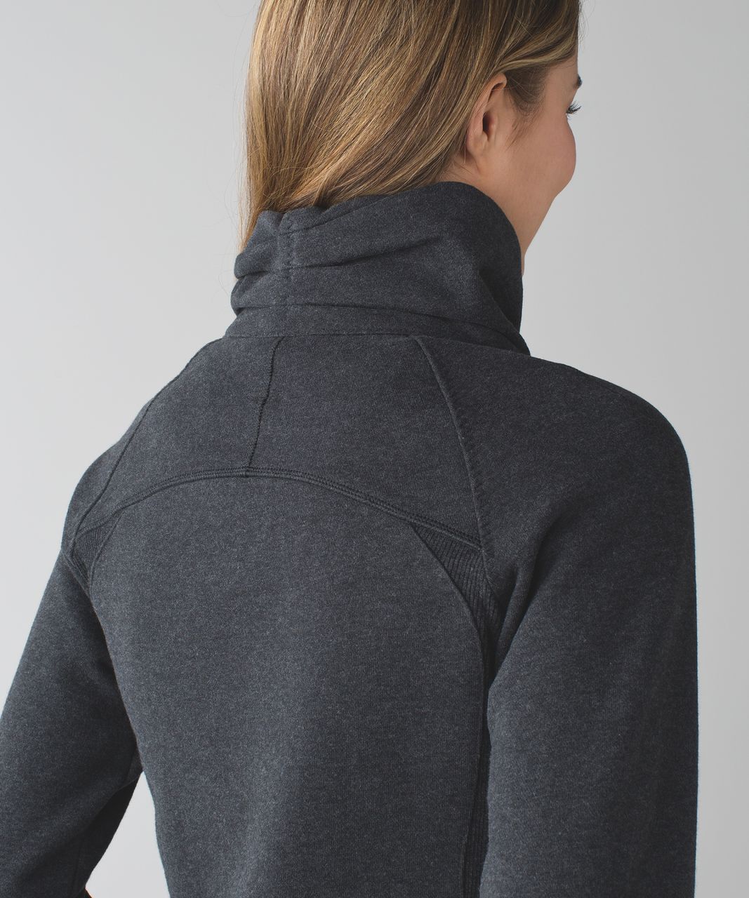 Lululemon Cozy Cuddle Up Jacket - Heathered Black / Black