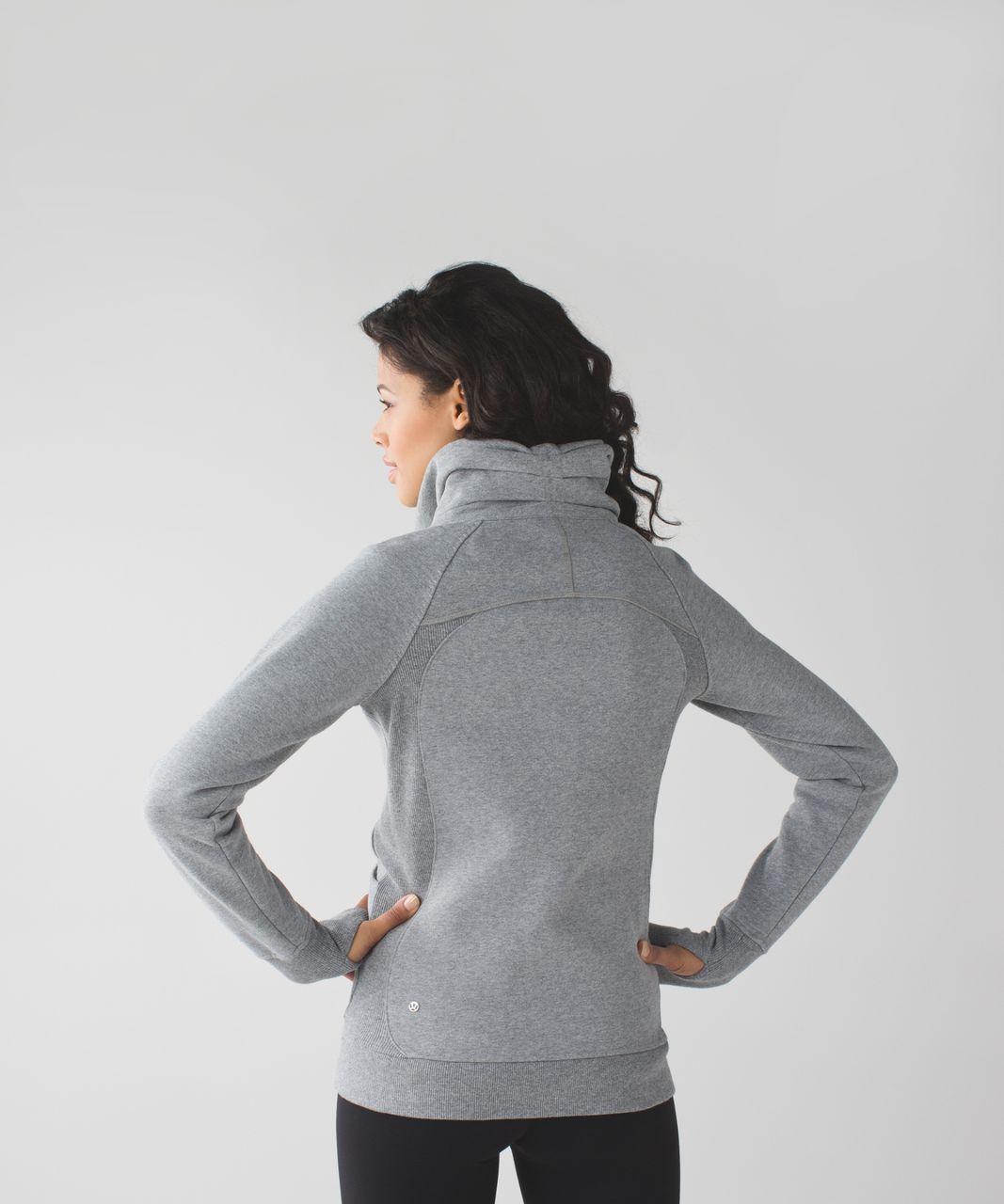 Lululemon Cozy Cuddle Up Jacket - Heathered Medium Grey / Silver Spoon