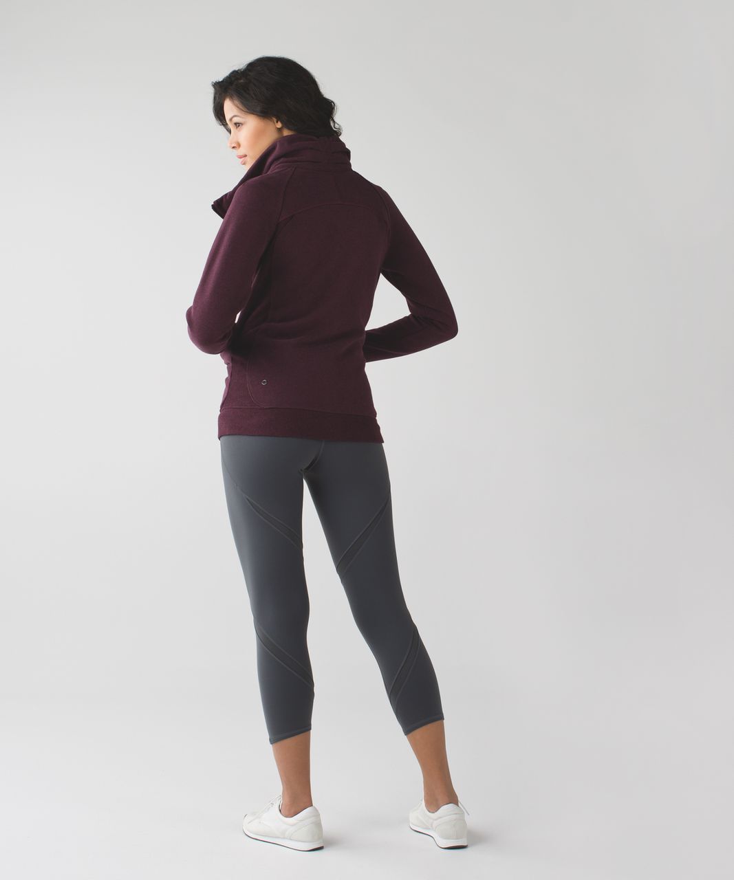 Lululemon Cozy Cuddle Up Jacket - Heathered Bordeaux Drama / Bordeaux Drama