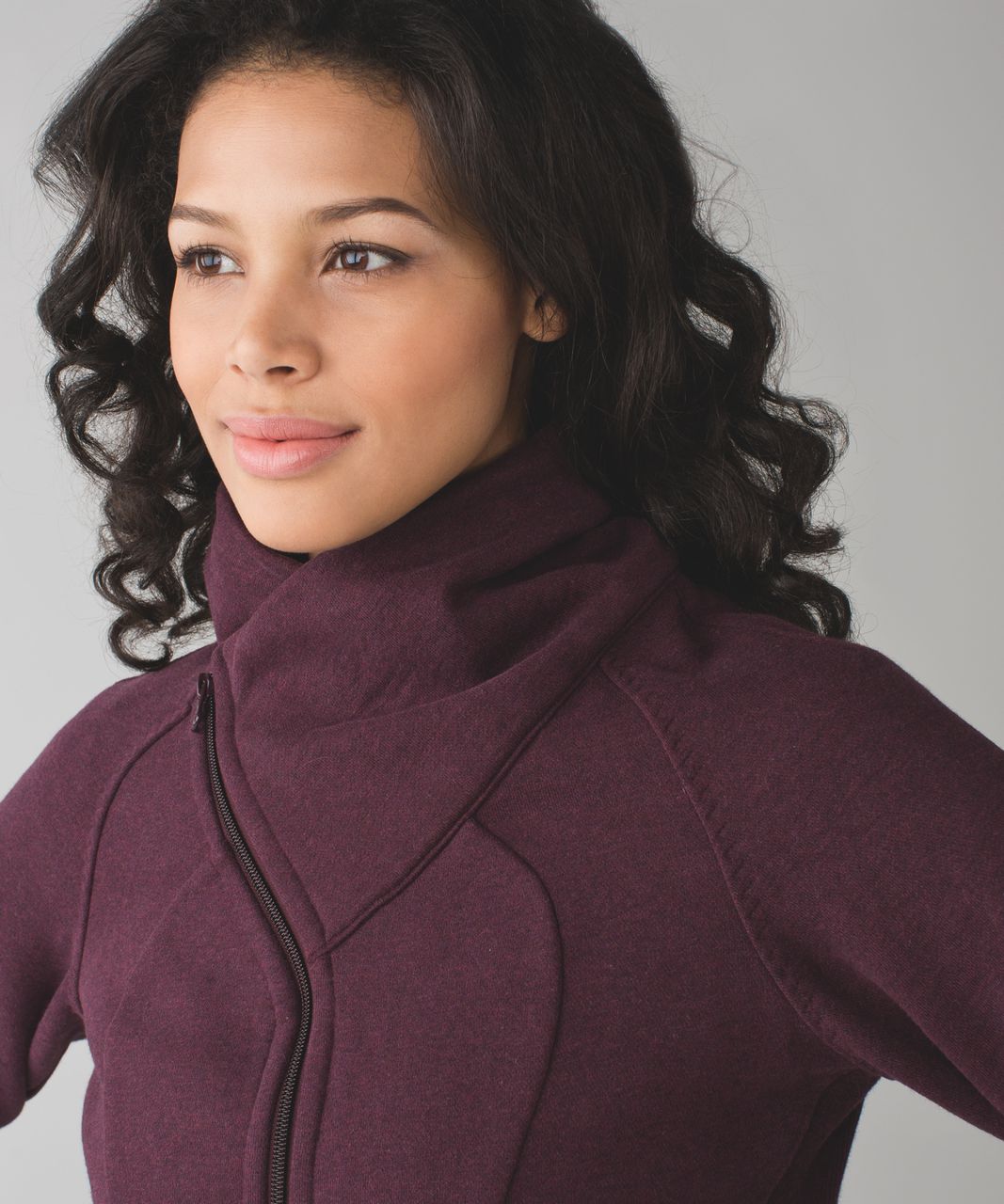 Lululemon Cozy Cuddle Up Jacket - Heathered Bordeaux Drama / Bordeaux Drama