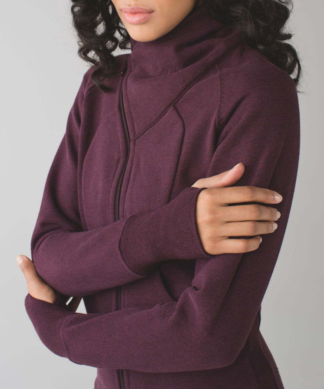 Lululemon Cozy Cuddle Up Jacket - Heathered Bordeaux Drama / Bordeaux Drama