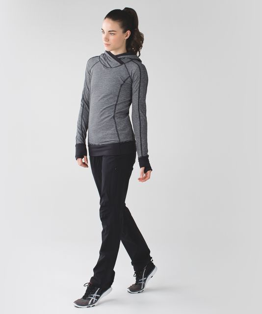 Lululemon Think Fast Hoodie - Heathered Herringbone Heathered