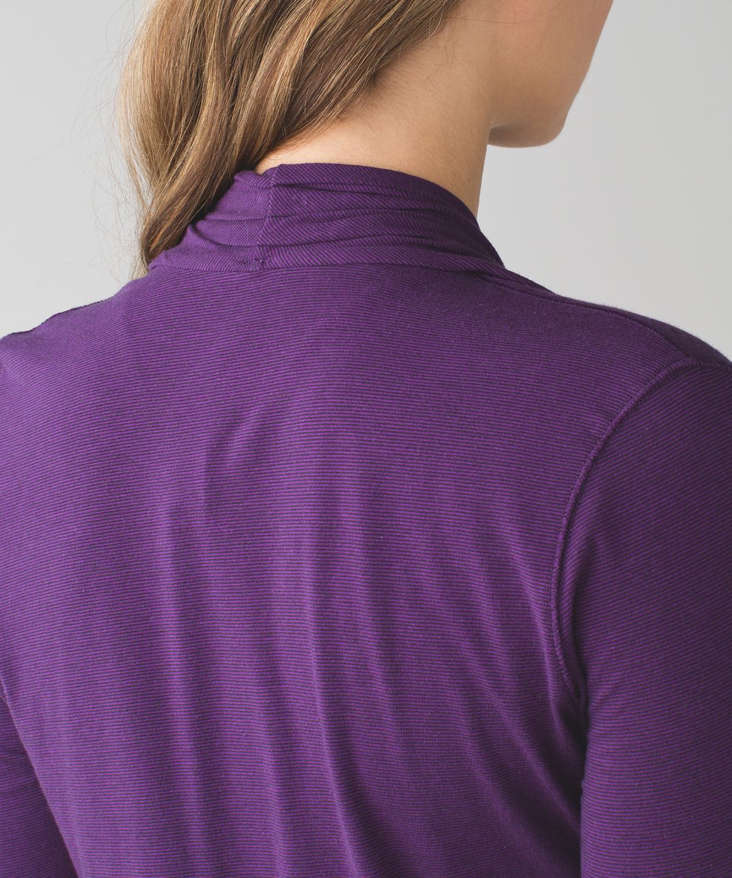 Lululemon Radiant Long Sleeve - Wee Stripe Tender Violet Black