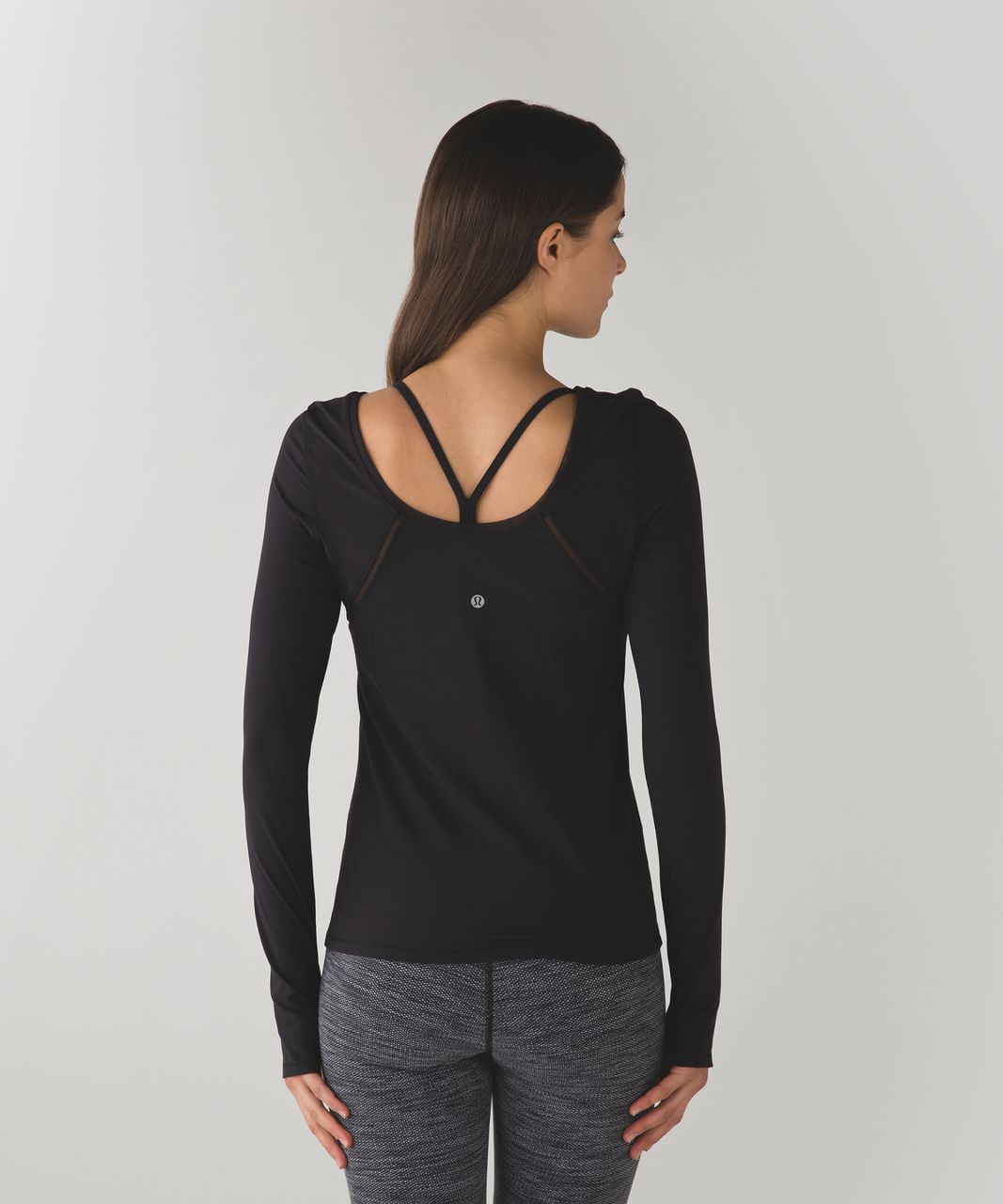 Lululemon Women's Align Long Sleeve Shirt *Shine RFXB Black