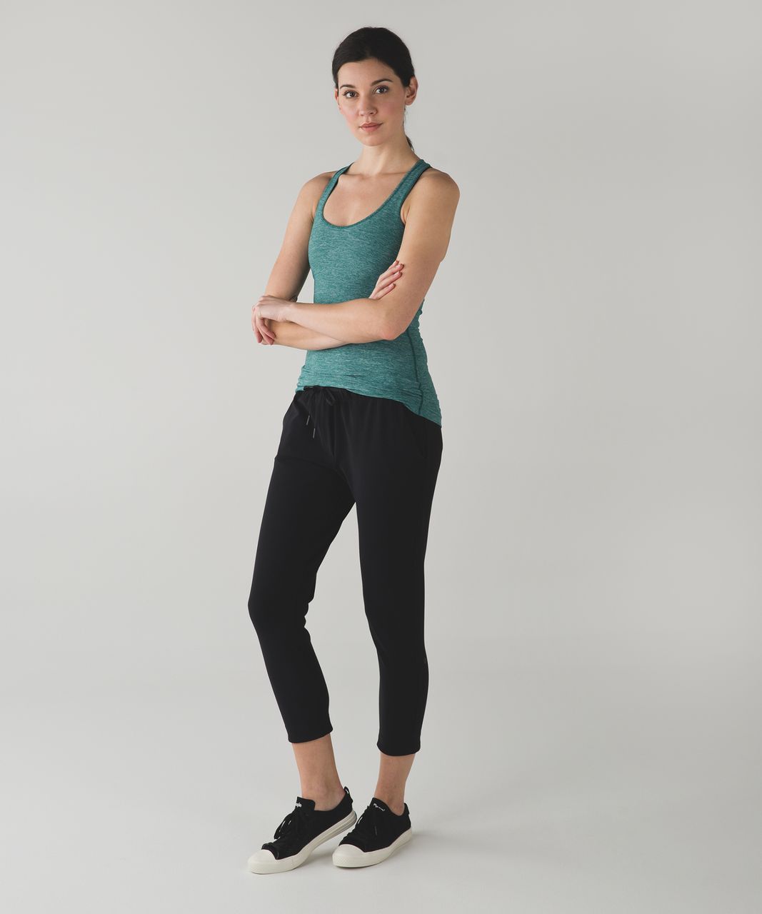 Lululemon Cool Racerback - Heathered Forage Teal