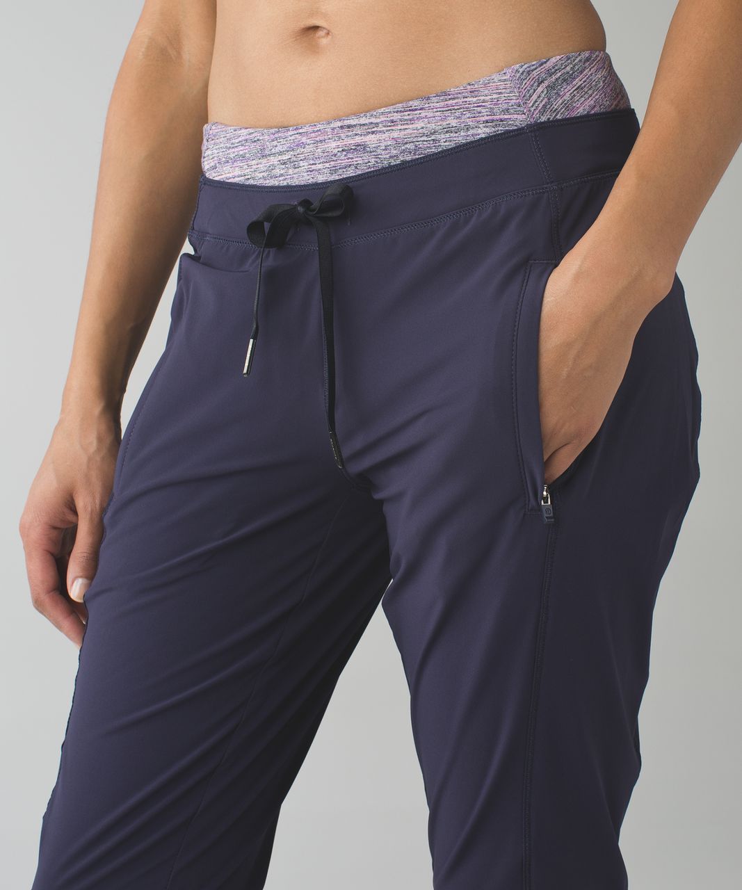 Lululemon Runderful Pant - Black Grape / Space Dye Camo Tender Violet Black Grape