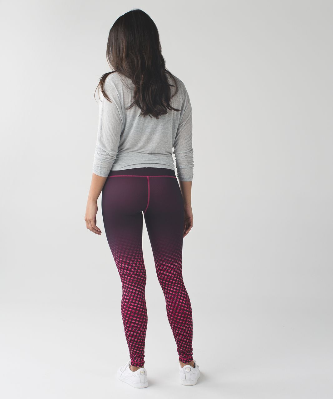 Lululemon Wunder Under Pant III *Full-On Luon - Deep Dive Dip Berry Rumble  Black - lulu fanatics