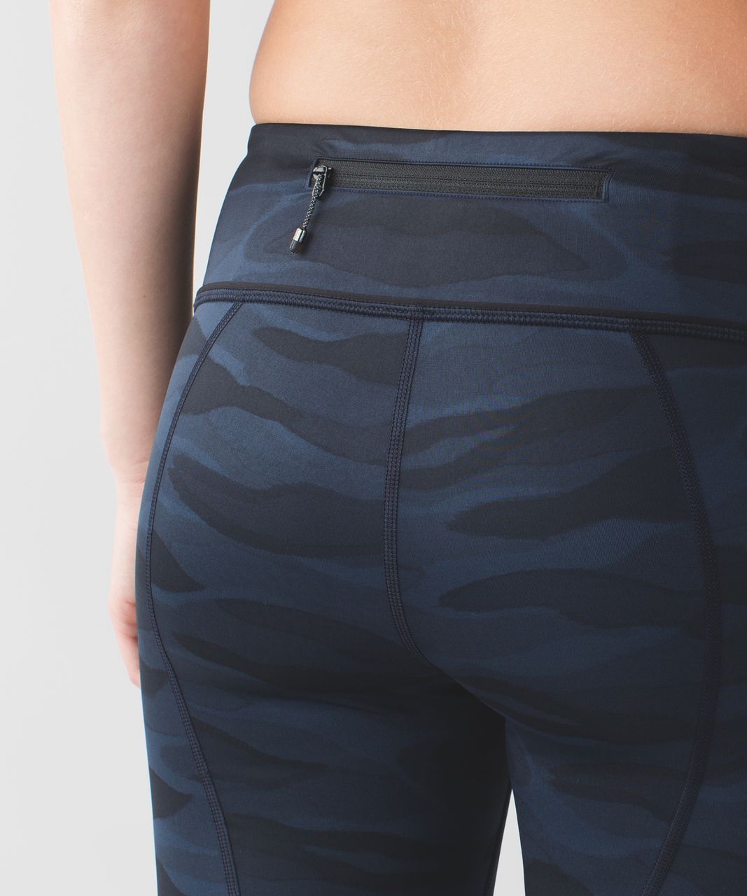 Lululemon Pace Rival Crop *Full-On Luxtreme - Mini Coast Camo Deep Navy Black