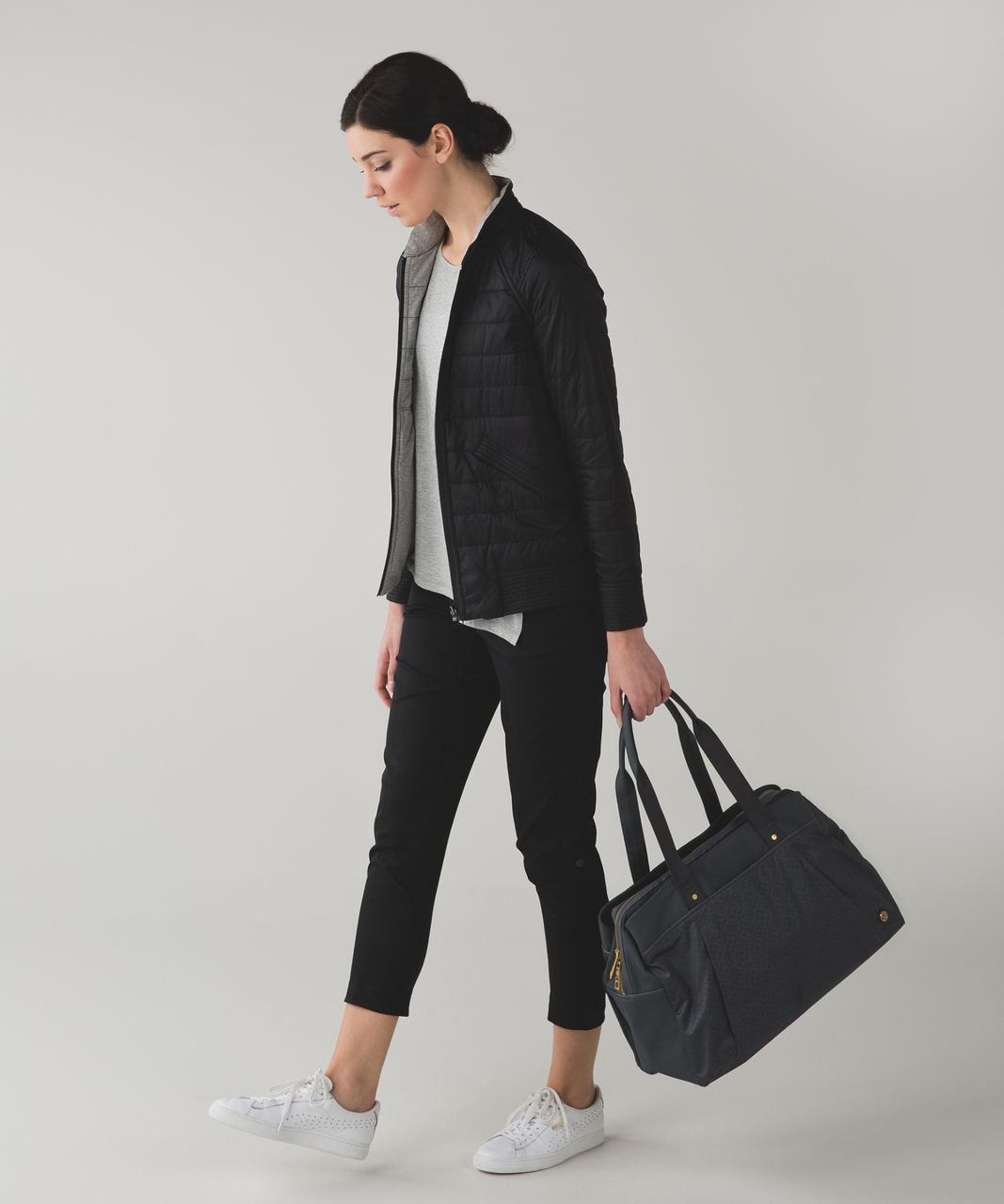 Lululemon Om The Day Bag - Millie Mesh Embossed Dark Slate