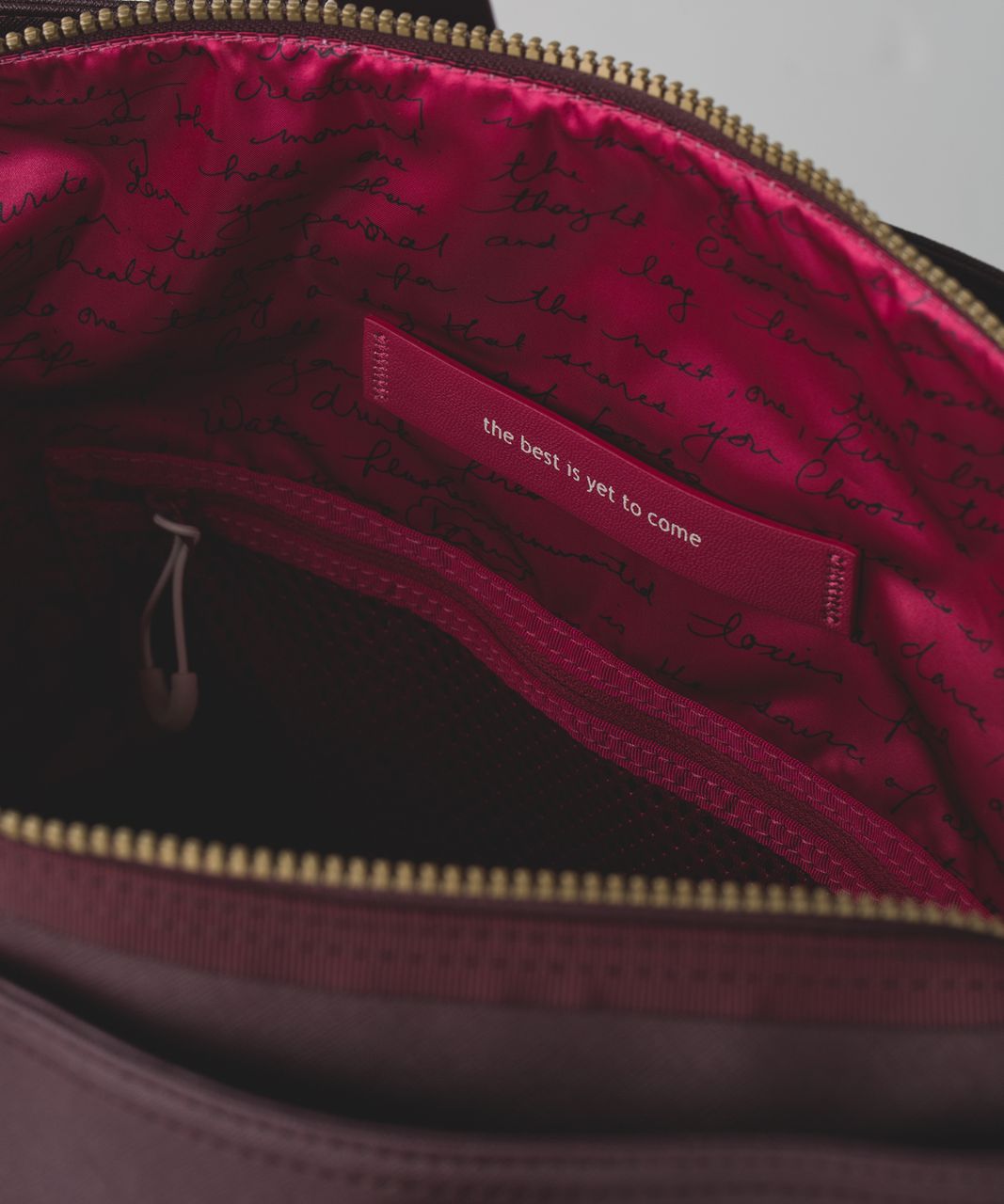 Lululemon Om The Day Bag - Bordeaux Drama