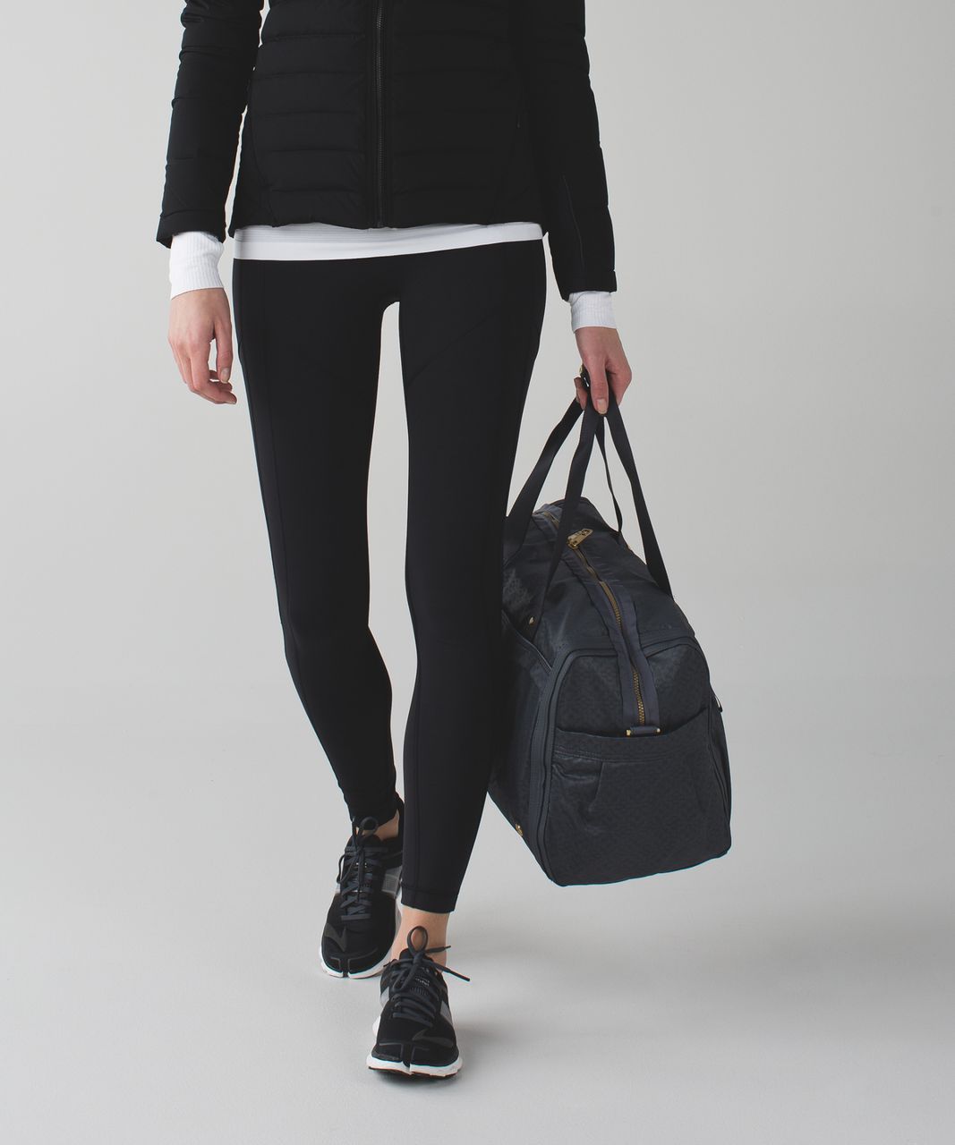 Lululemon Urban Warrior Duffel - Millie Mesh Embossed Dark Slate / Dark Slate