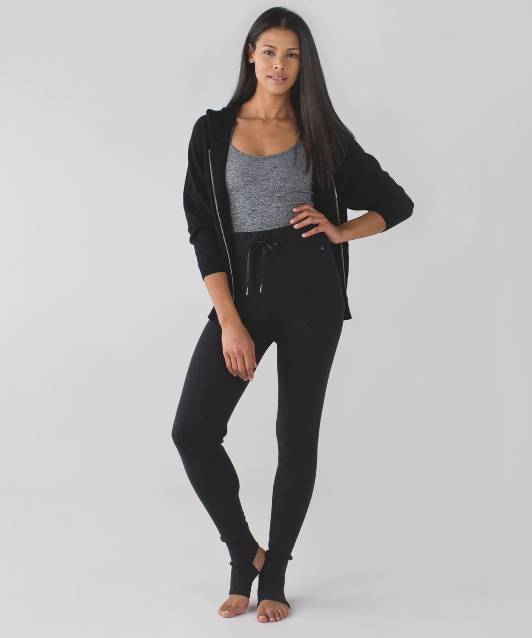 Lululemon Sweet Savasana Sweater Pant - Heathered Black