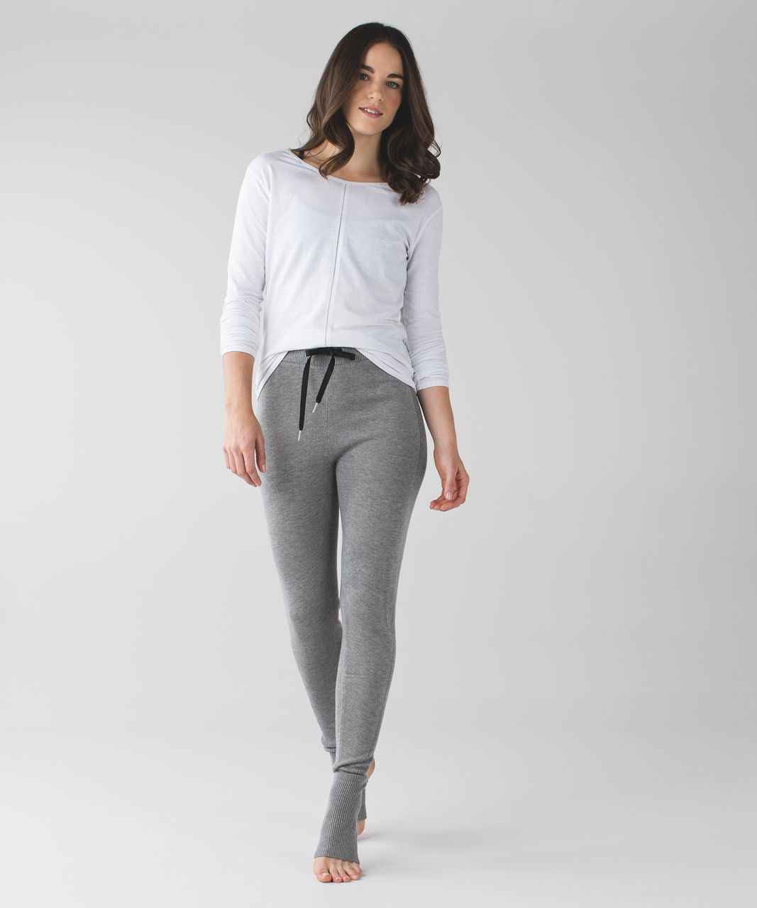 Lululemon Find Your Mantra Pant - Heathered Medium Grey / Heathered Dark  Grey - lulu fanatics