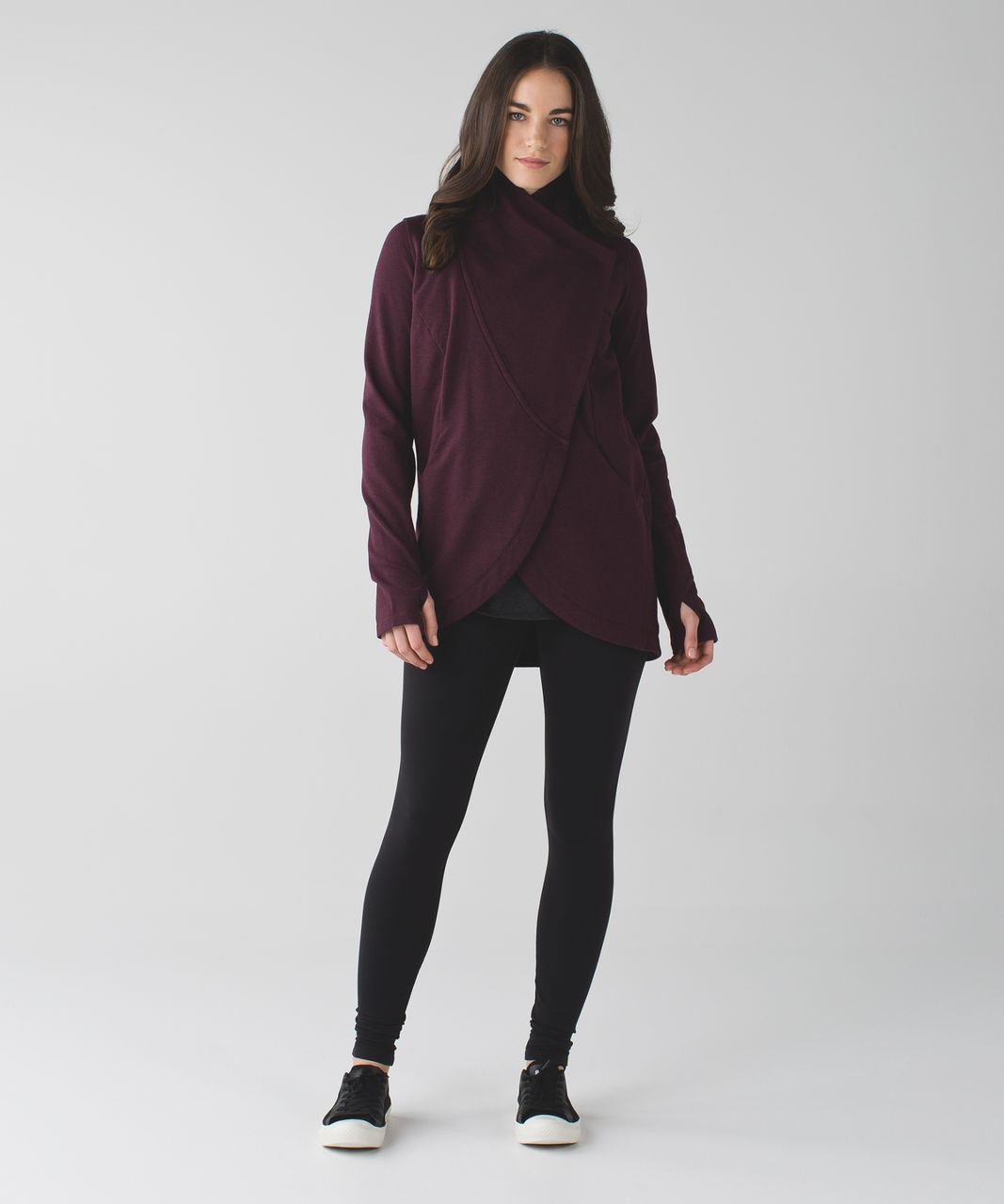 Lululemon That's A Wrap - Heathered Bordeaux Drama - lulu fanatics