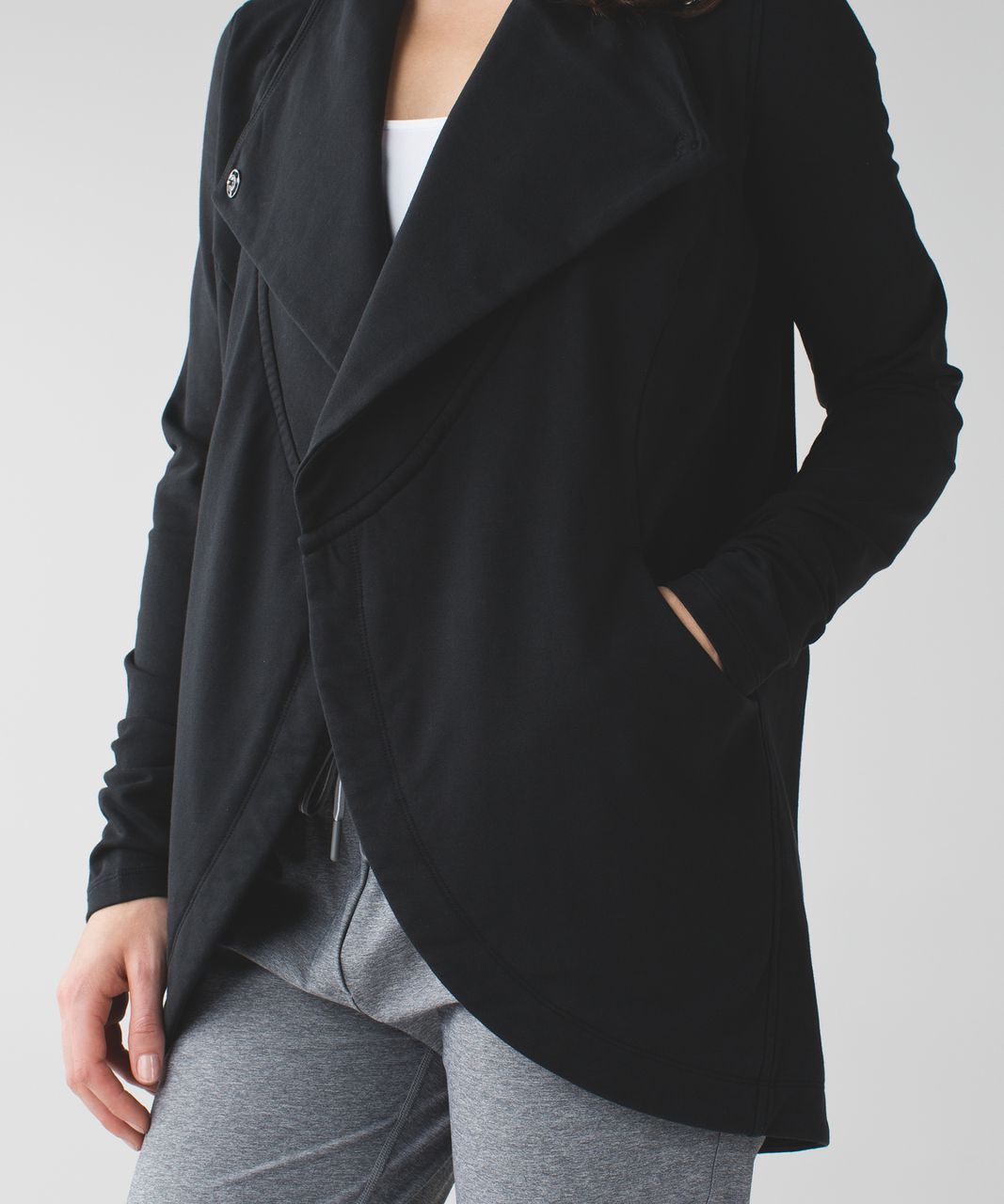 black wrap jacket