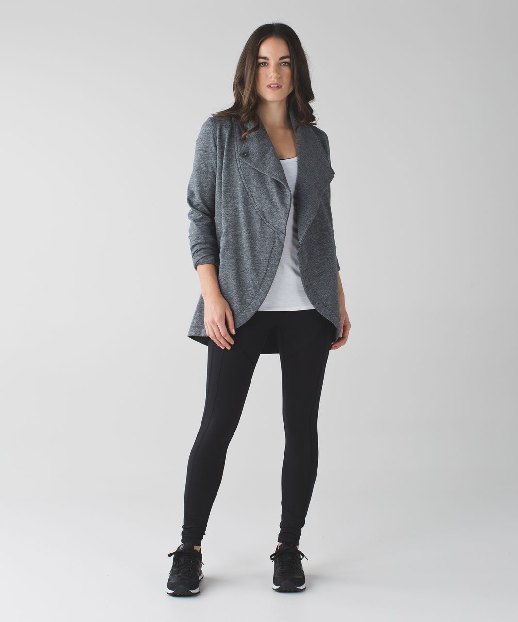 Lululemon That's A Wrap - Heathered Snow Slub Coal