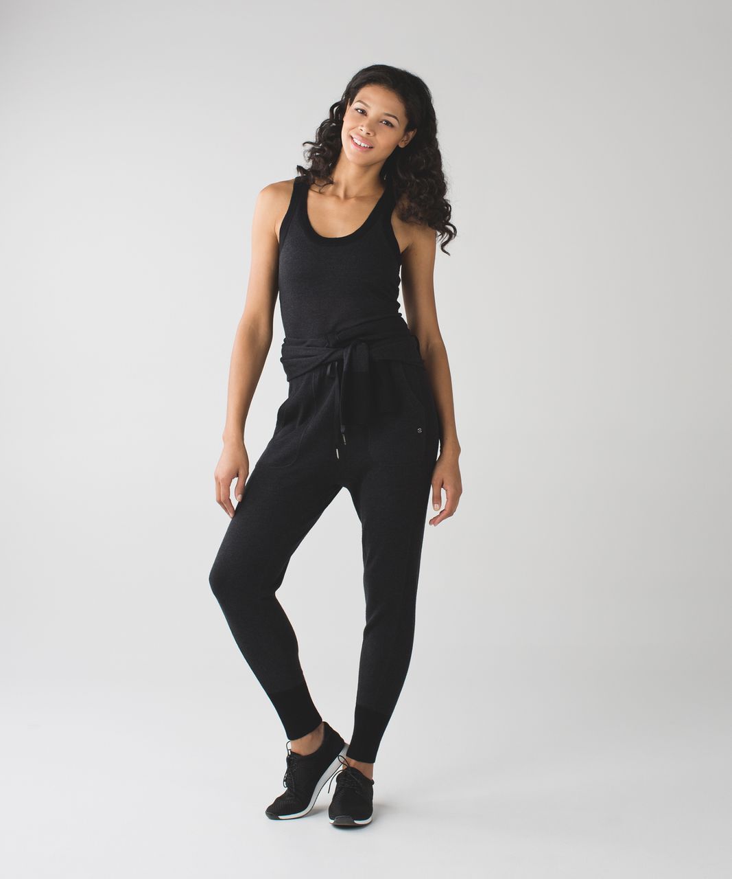 Lululemon Bundle Up Ur Bundas Onesie - Heathered Black / Black