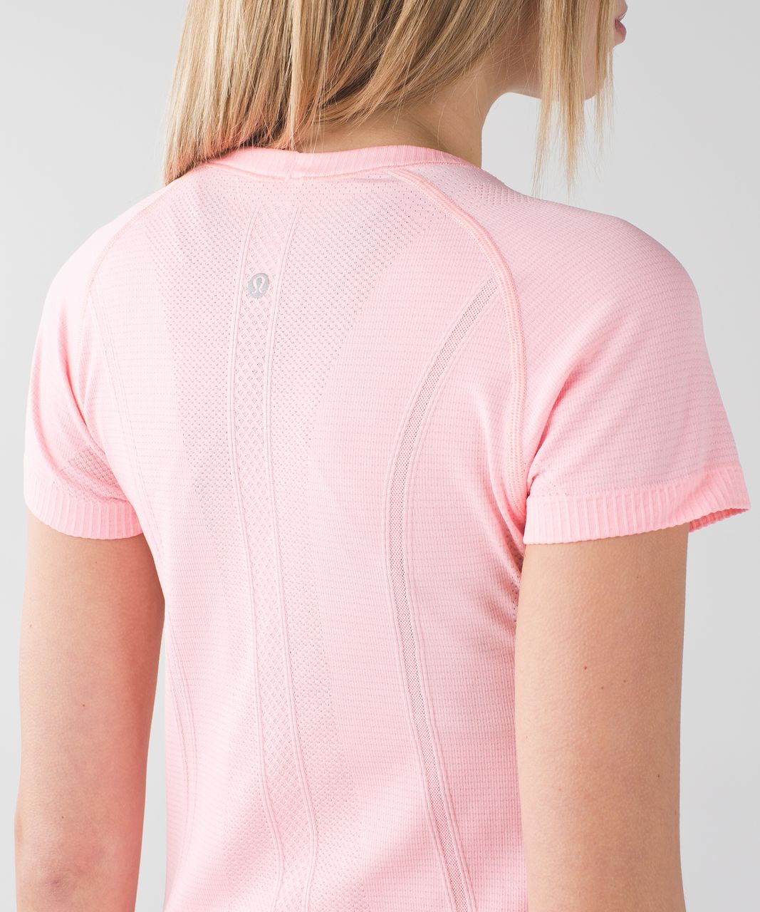 Lululemon Swiftly Tech Short Sleeve Crew - Heathered Bleached Coral