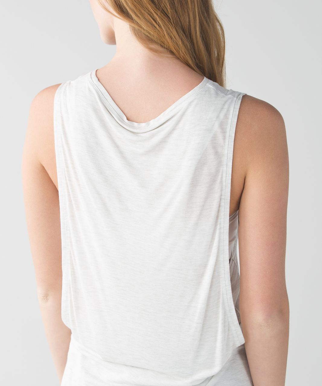 Lululemon Take It Easy Tank - Heathered Mod White