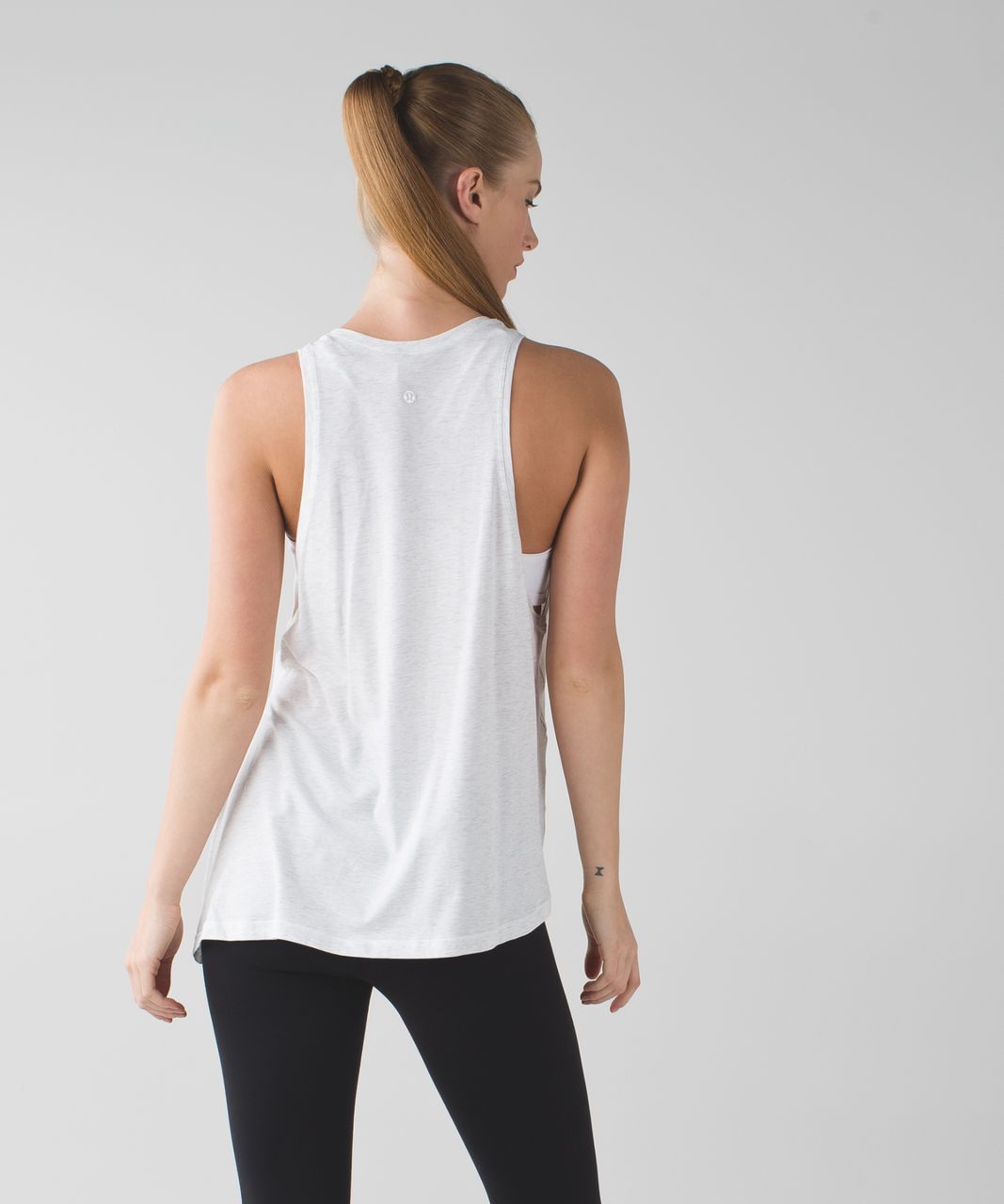 Lululemon Tie & Go Tank - Heathered White