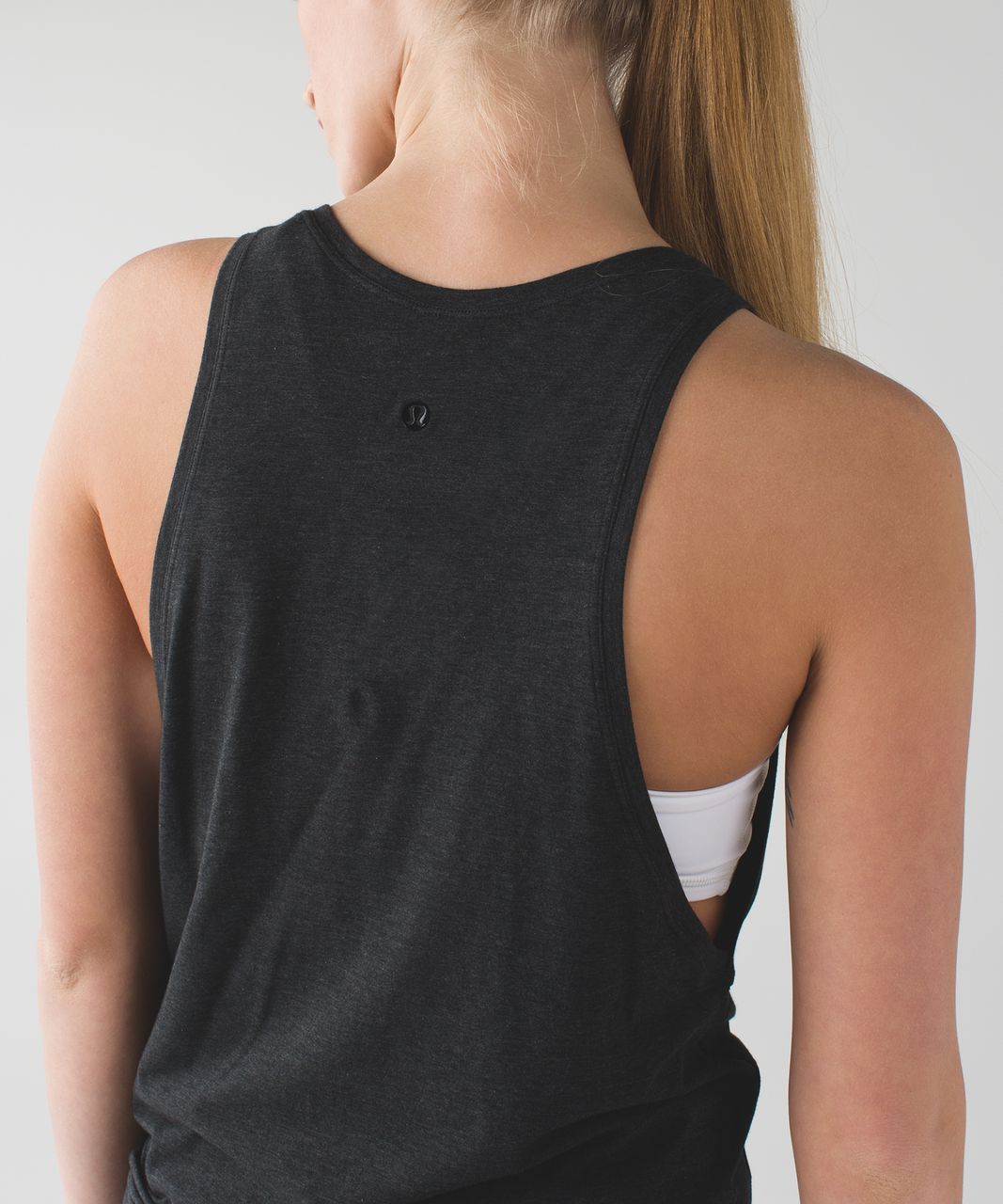 Lululemon Tie & Go Tank - Heathered Black