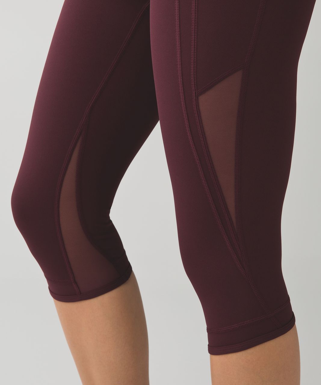 Lululemon Drop It Like It's Hot Crop - Bordeaux Drama