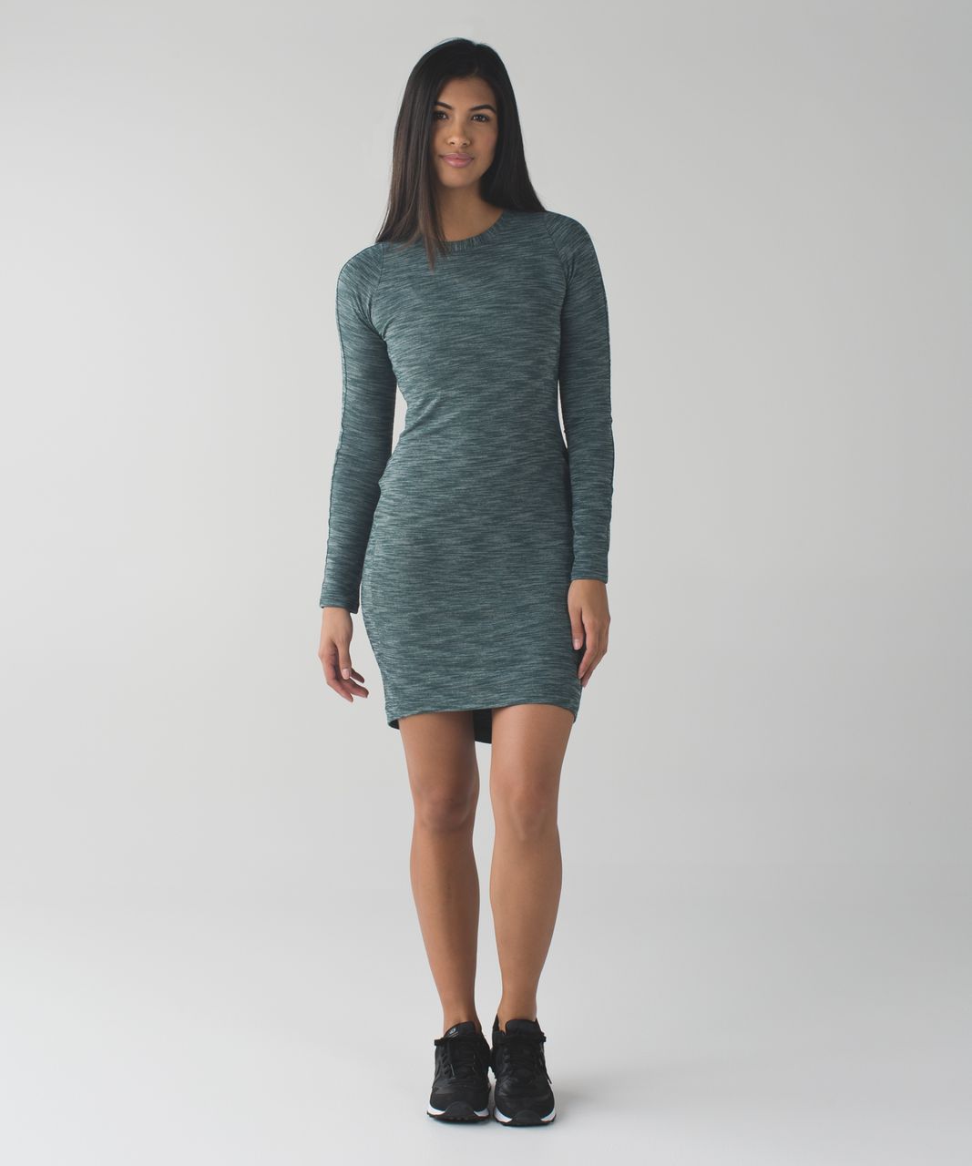 Lululemon &go Where-To Dress *Long Sleeve - Heathered Dark Fuel